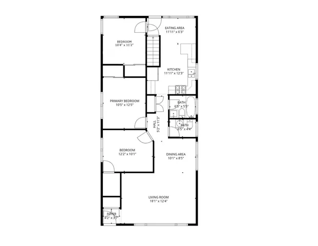 a picture of a floor plan