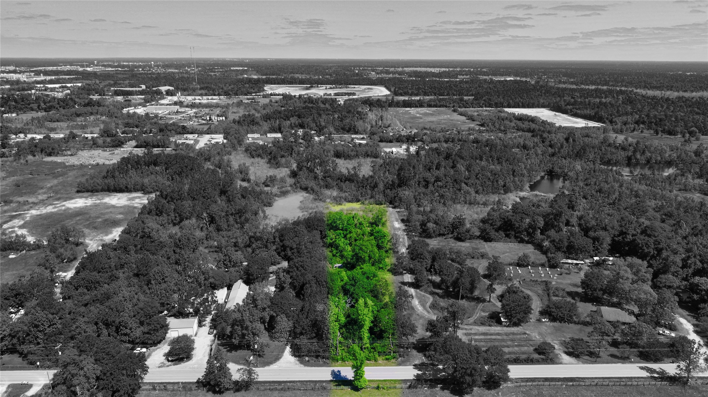 0 Sleepy Hollow Road Conroe, TX 77385 - Photo 2 of 7 an aerial view of multiple house