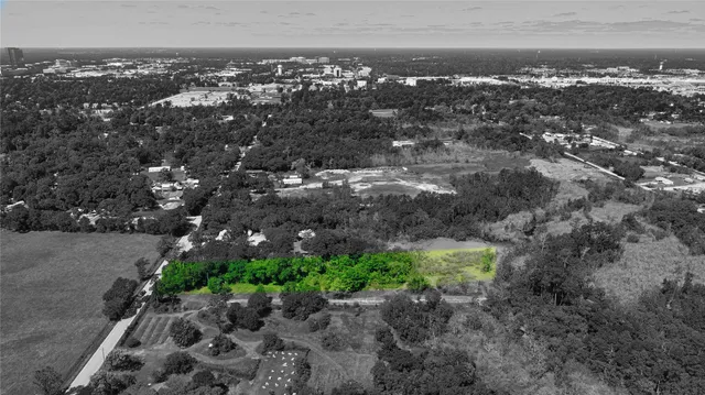 a view of a city with lots of trees