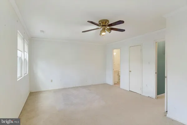 a view of an empty room