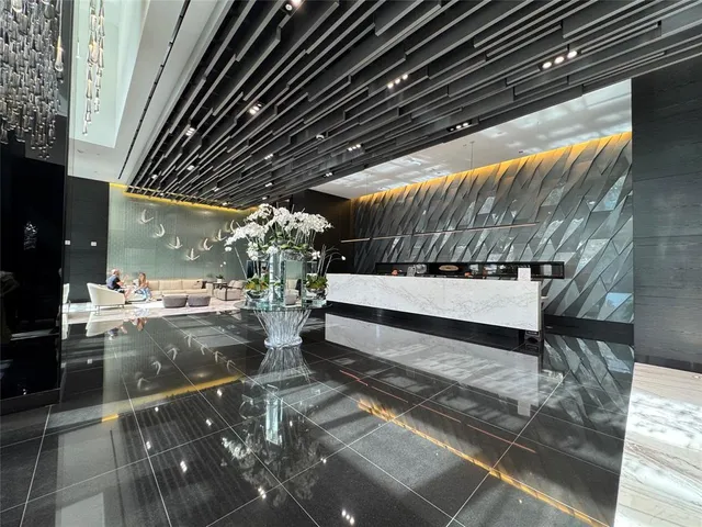 a view of a building with a street