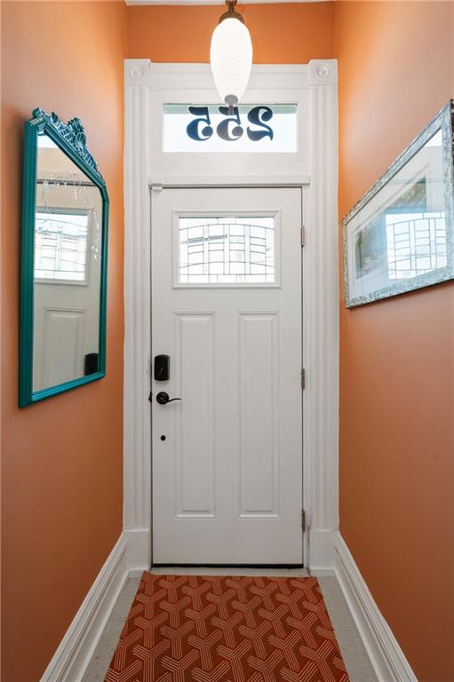 255 Edmond Street Pittsburgh, PA 15224 - Photo 4 of 50 a view of an entryway door
