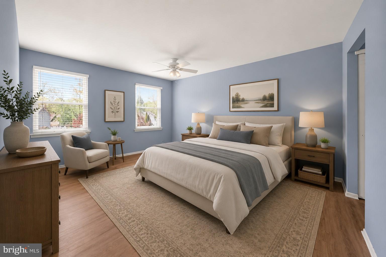 202 Shady Lane Marlton, NJ 08053 - Photo 31 of 38 a bedroom with a bed couch and a window