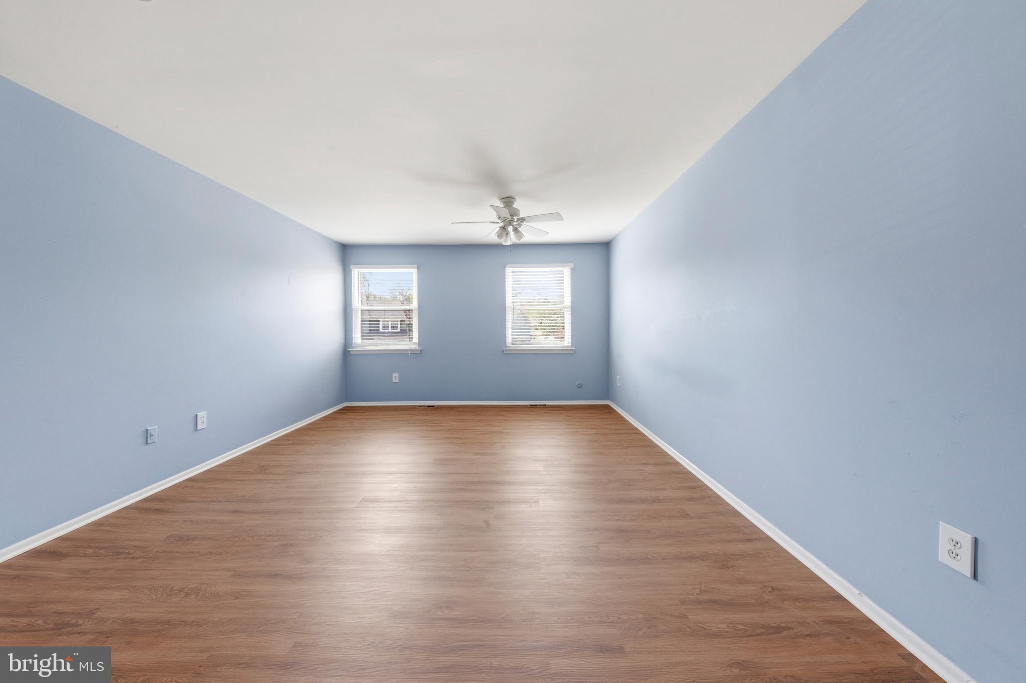 202 Shady Lane Marlton, NJ 08053 - Photo 35 of 38 a view of empty room with wooden floor and fan