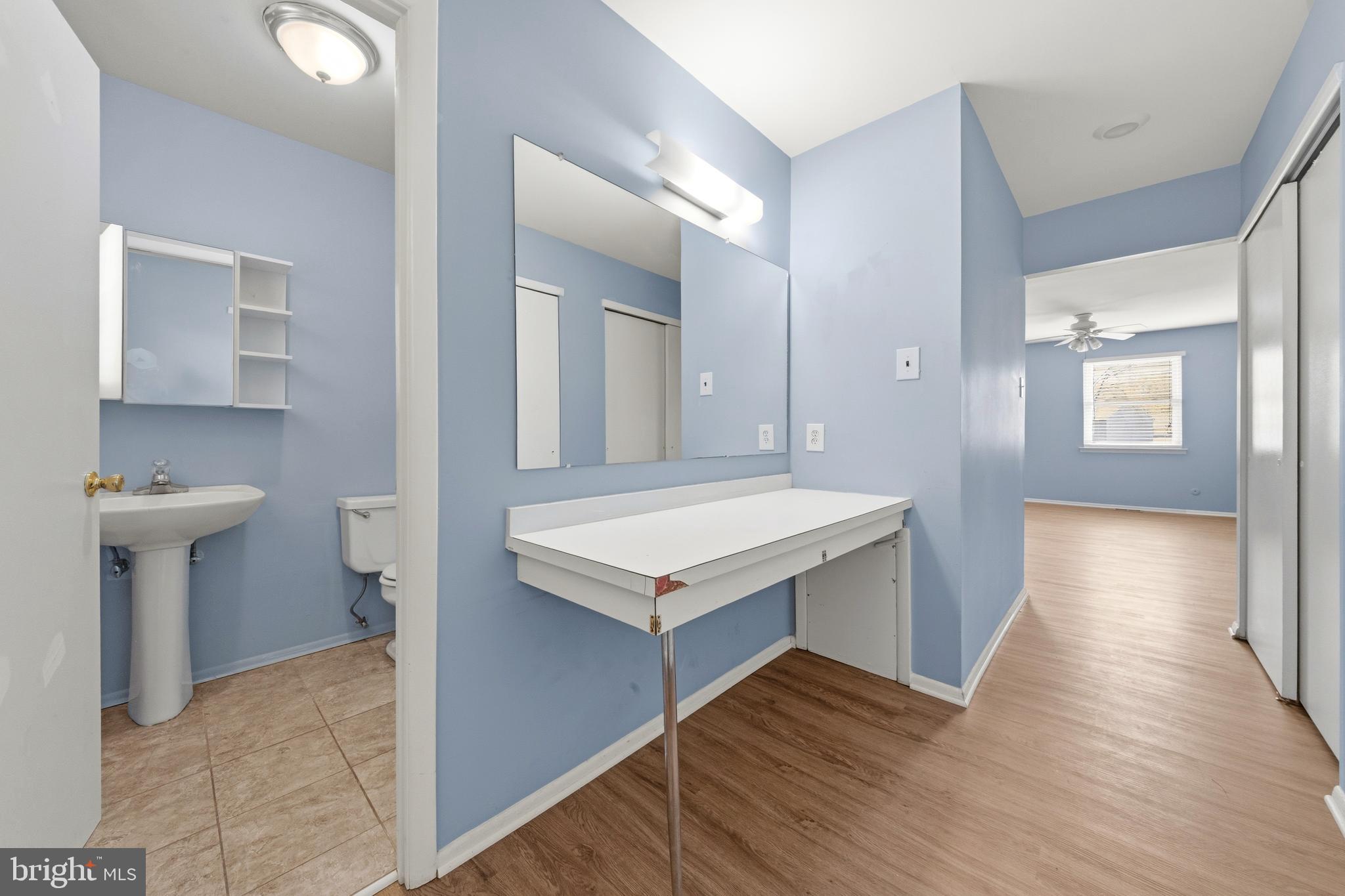 202 Shady Lane Marlton, NJ 08053 - Photo 37 of 38 a bathroom with a sink and a mirror