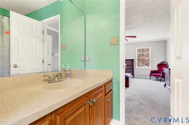 a bed room with a bed and a couch