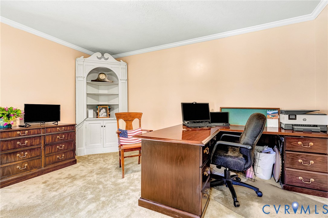 7135 Timber Ridge Road Quinton, VA 23141 - Photo 9 of 48 Formal Living room currently used as office