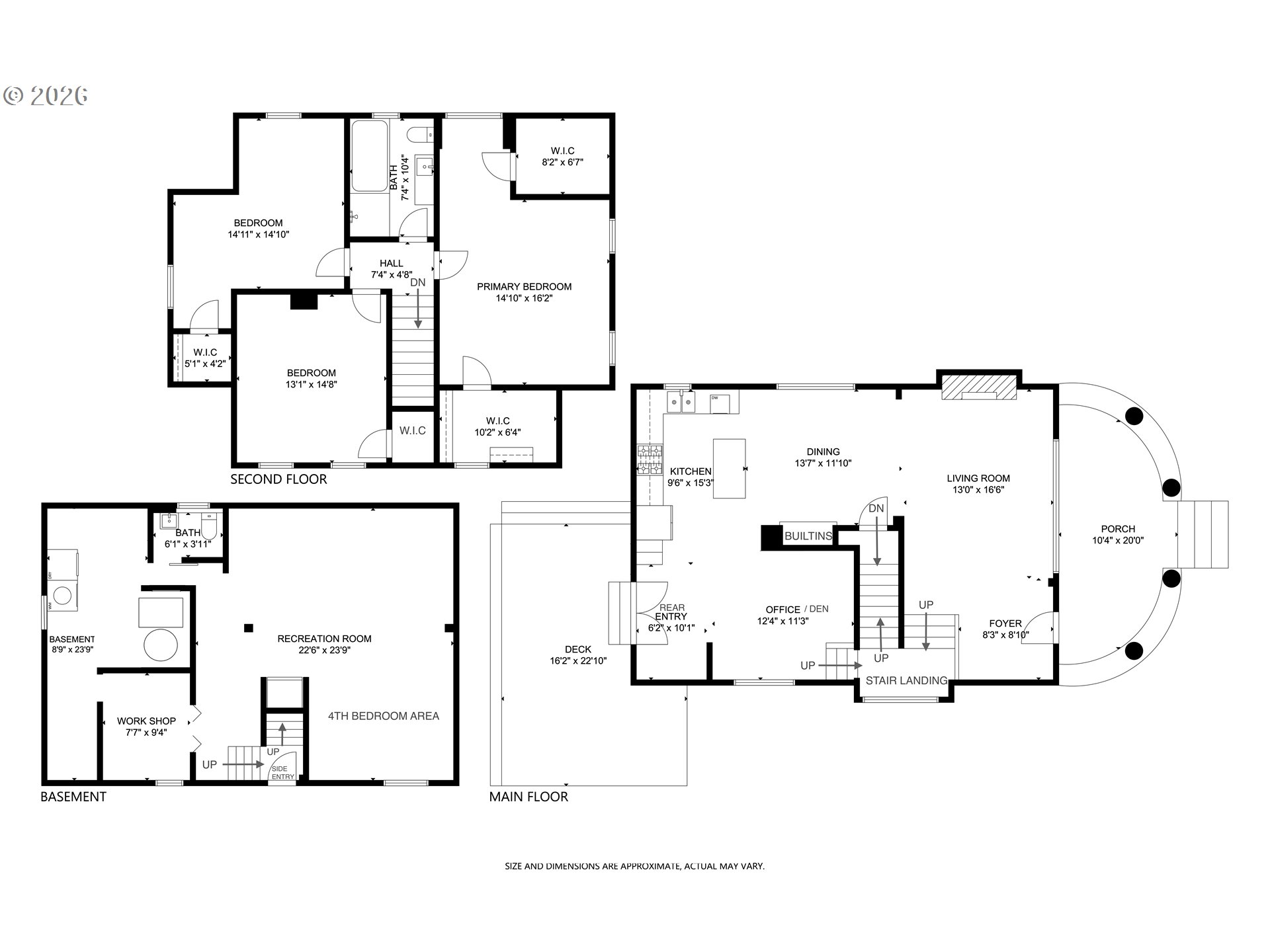 5015 Northeast Cleveland Avenue Portland, OR 97211 - Photo 28 of 28 Floor Plan