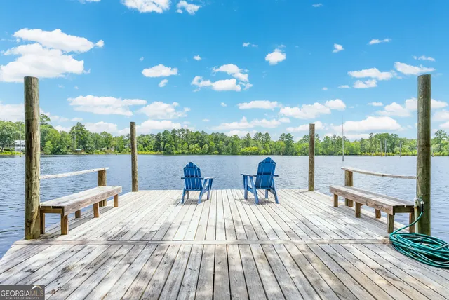 a view of a outdoor space with furniture