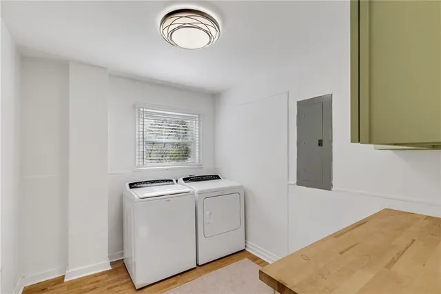 a room with storage and utility