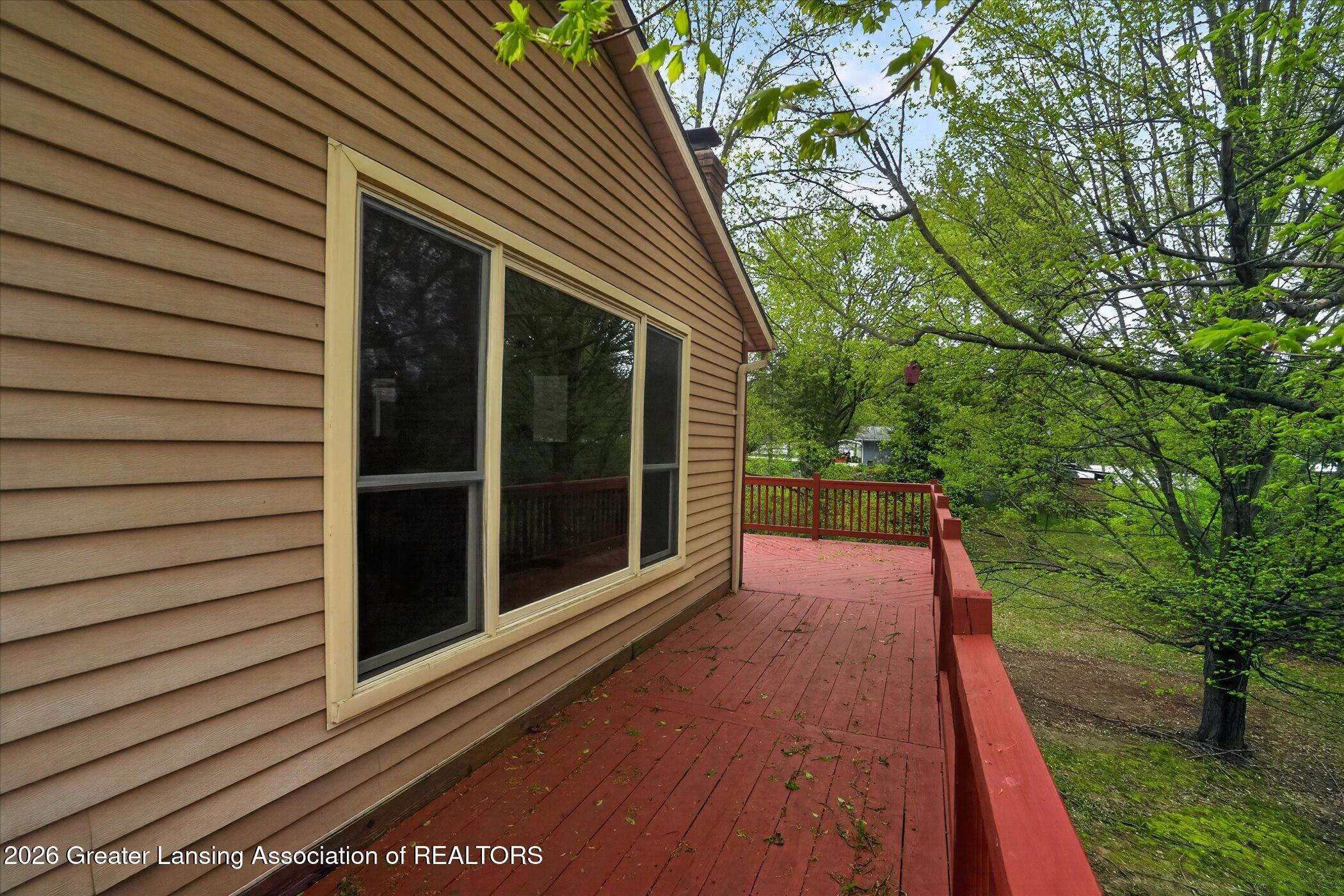 12830 Upton Road Bath, MI 48808 - Photo 33 of 38 Back Deck