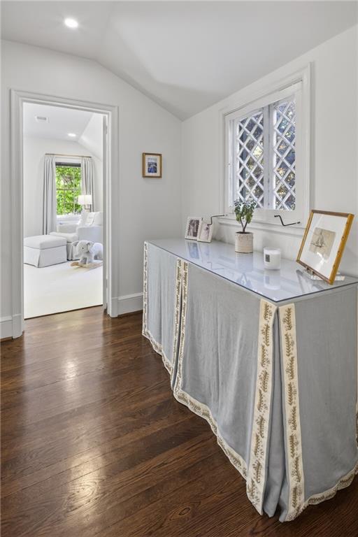 755 Greenview Avenue Northeast Atlanta, GA 30305 - Photo 17 of 28 a kitchen with a wooden floor a sink and a window