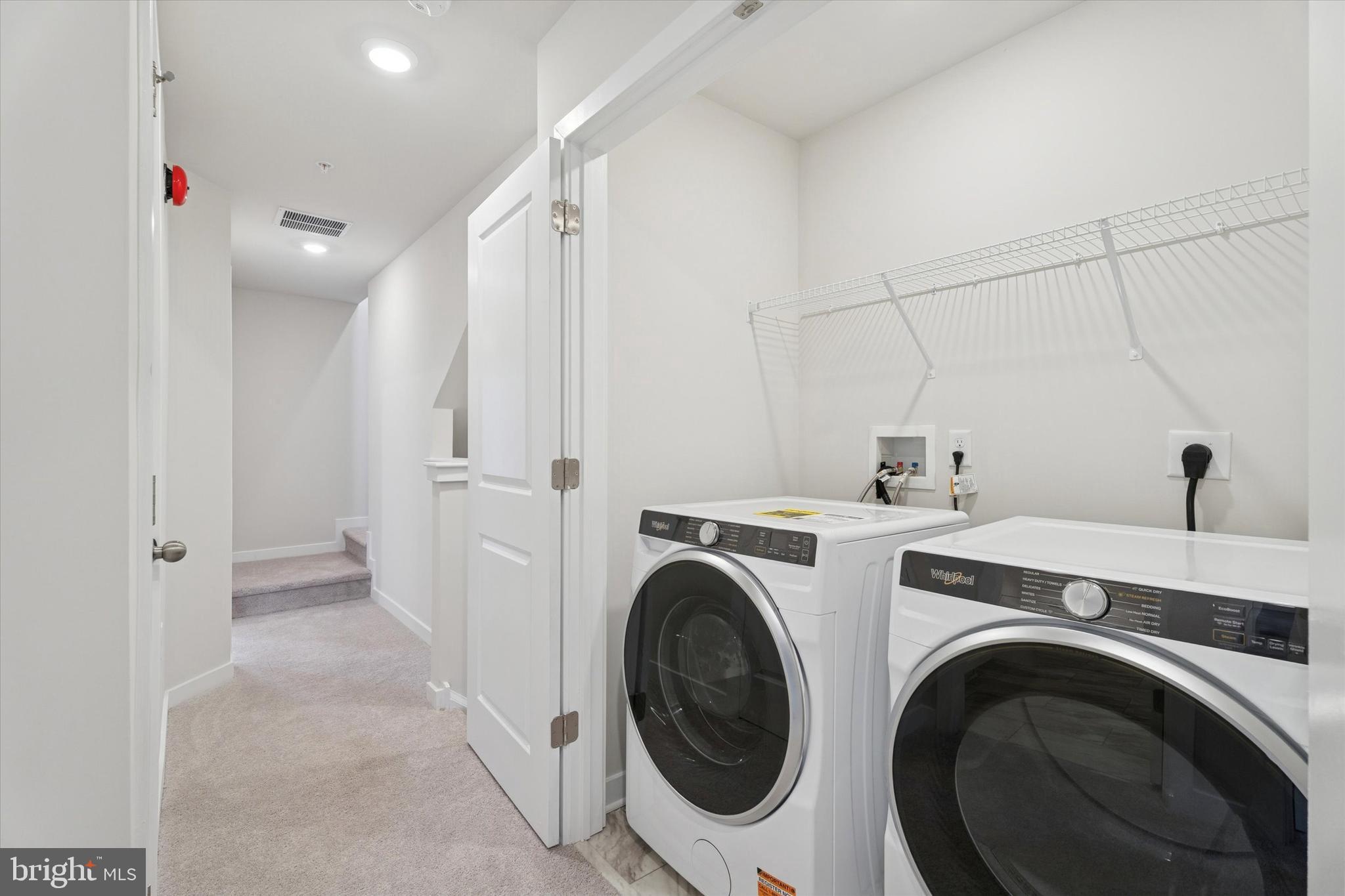 19 East Front Street Bridgeport, PA 19405 - Photo 16 of 25 a view of a hallway with washer and dryer