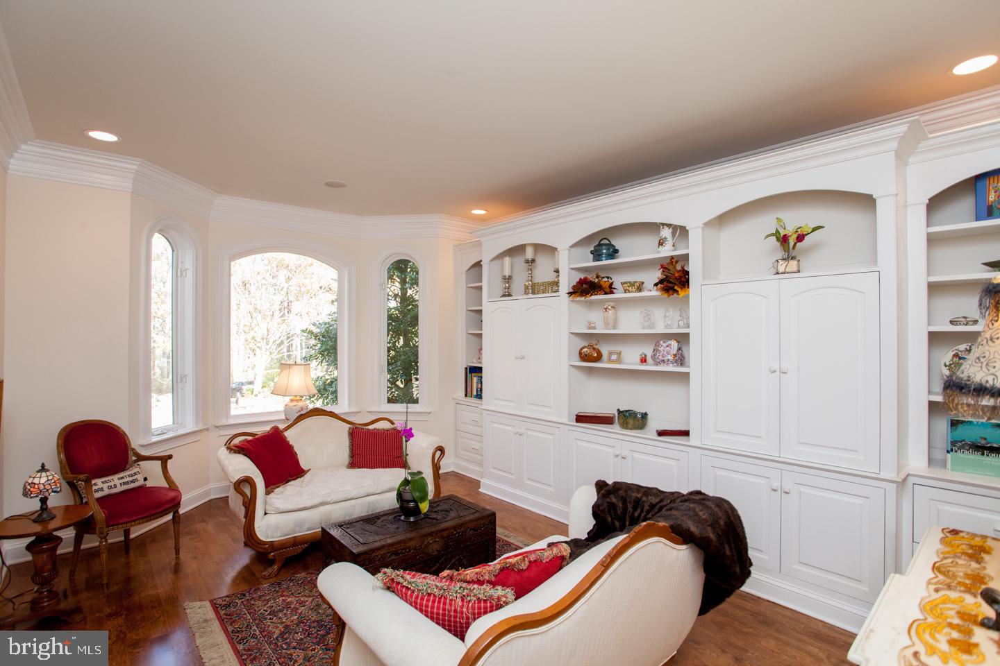 6012 Lower Mountain Road New Hope, PA 18938 - Photo 7 of 37 Living Room With Built-ins