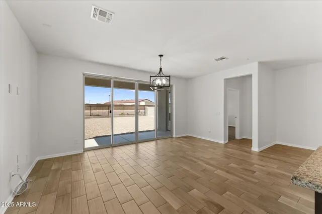 a storage room with empty racks