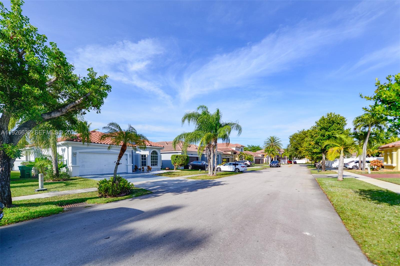 5290 Southwest 134th Avenue Miramar, FL 33027 - Photo 43 of 44 a row of palm trees sitting in front of a house