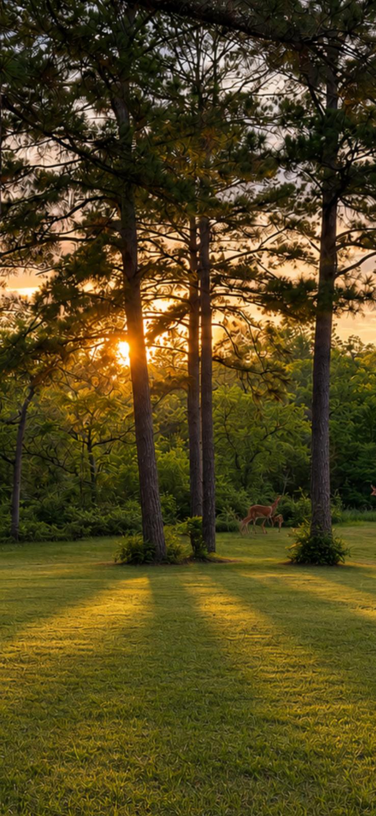 438 Kellar Road Smithville, TX 78957 - Photo 25 of 30 Sun-dappled grounds with tall trees and visiting deer create a tranquil, natural setting.