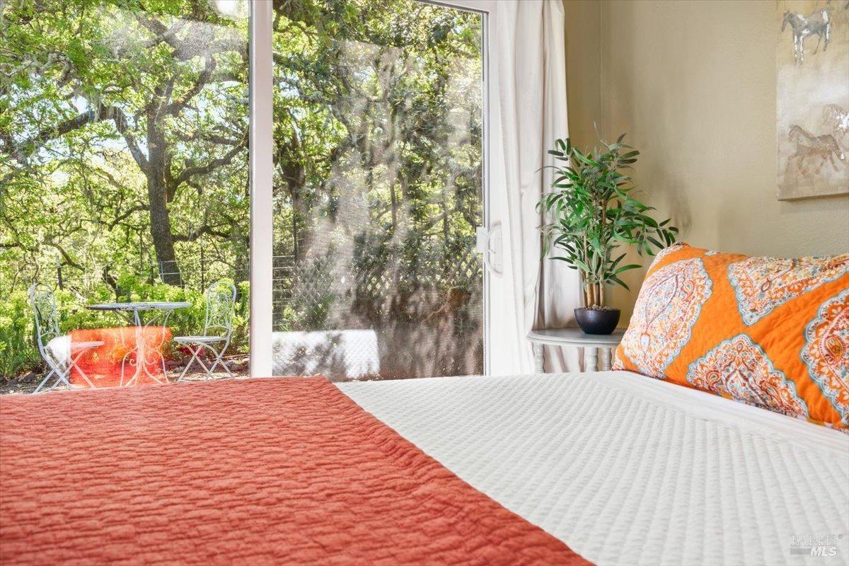 4820 Bennett Valley Road Santa Rosa, CA 95404 - Photo 55 of 65 Views of the serene settings from the bedroom area.