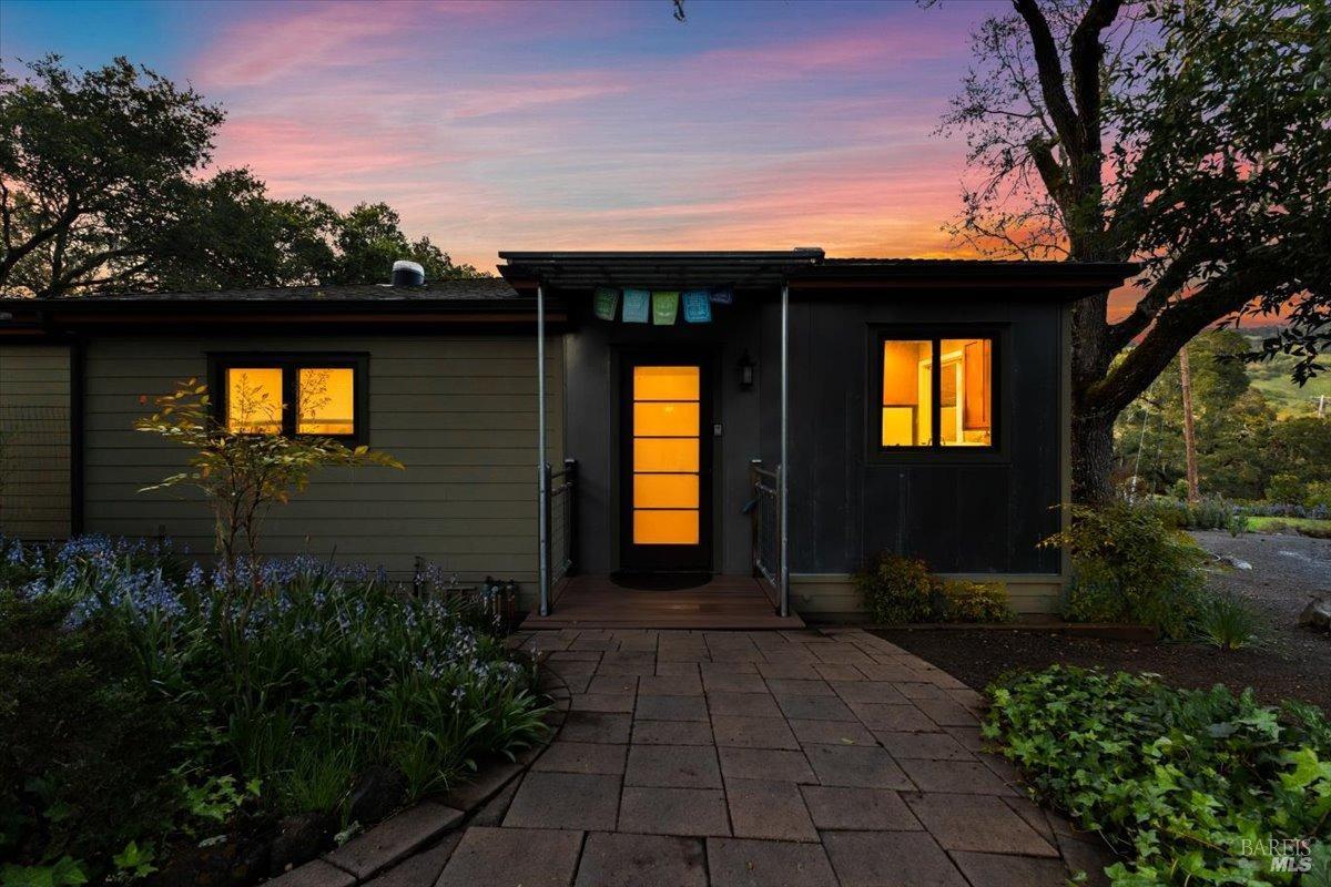 4820 Bennett Valley Road Santa Rosa, CA 95404 - Photo 58 of 65 Main house entrance from driveway.