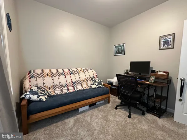 a view of garage and chair