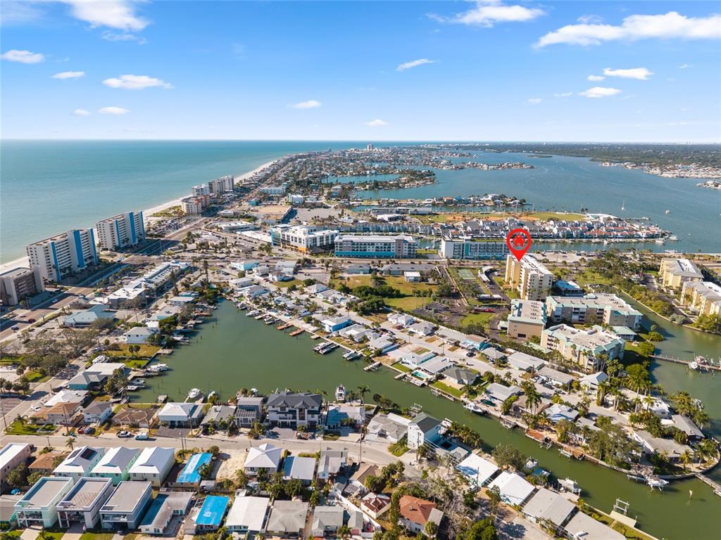 401 150th Avenue, Unit 266 Madeira Beach, FL 33708 - Photo 45 of 46 an aerial view of a city