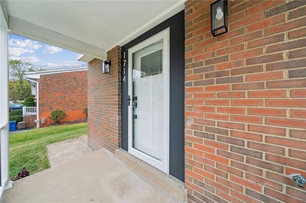1714 O'Block Road Pittsburgh, PA 15239 - Photo 3 of 36 a bathroom with a shower and a yard