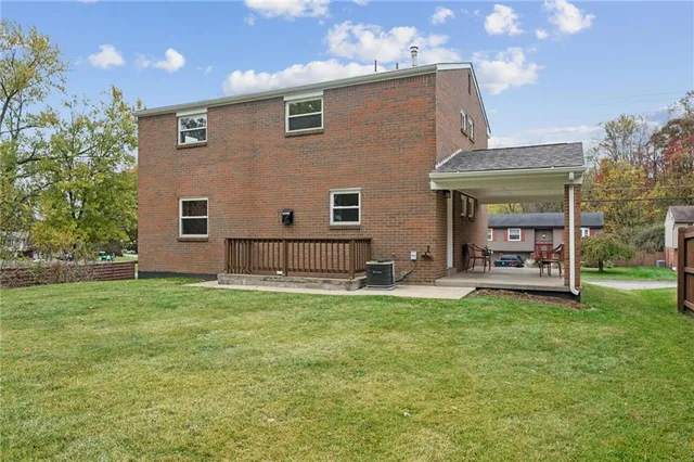 a house view with a garden space