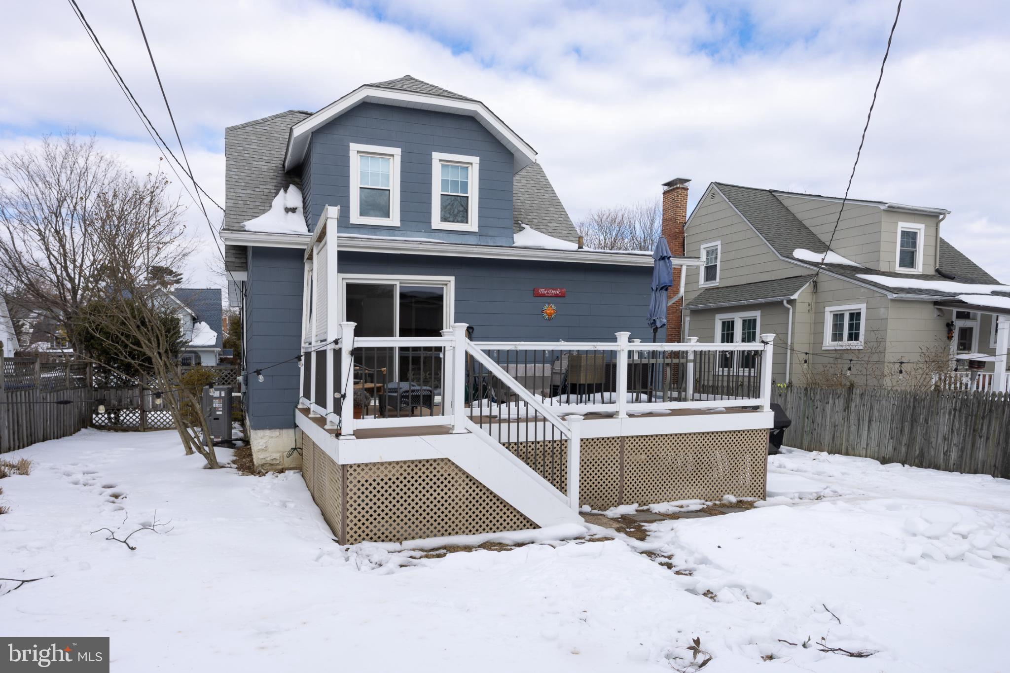 625 Dunkirk Road Baltimore, MD 21212 - Photo 33 of 39 Charming blue home with snowy backyard retreat.