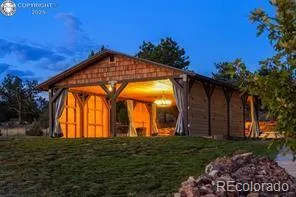 a view of a house with a patio