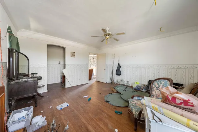 a view of a house with a patio