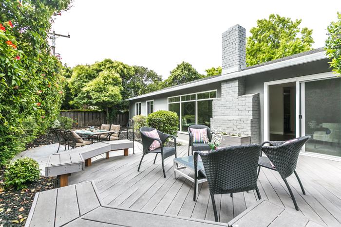 1324 Flicker Way Sunnyvale, CA 94087 - Photo 24 of 33 a view of backyard with outdoor seating a patio and plants