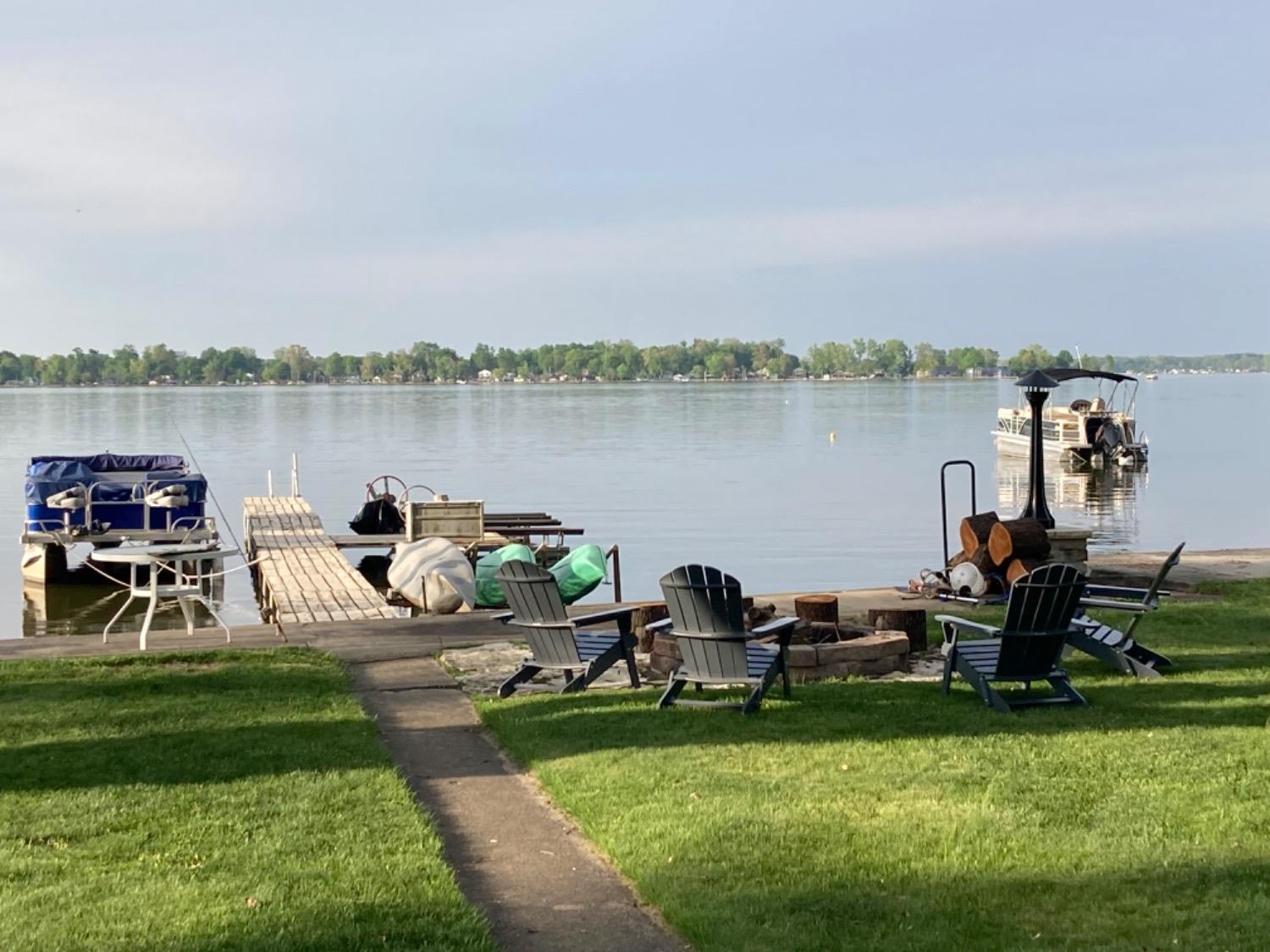 4756 East Rannells Road North Knox, IN 46534 - Photo 15 of 34 a house view with a lake view