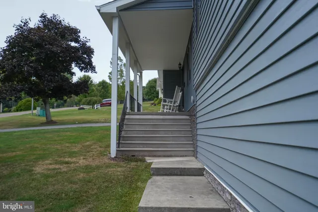 a view of outdoor space with porch