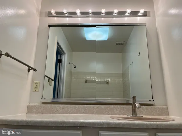 a close view of sink