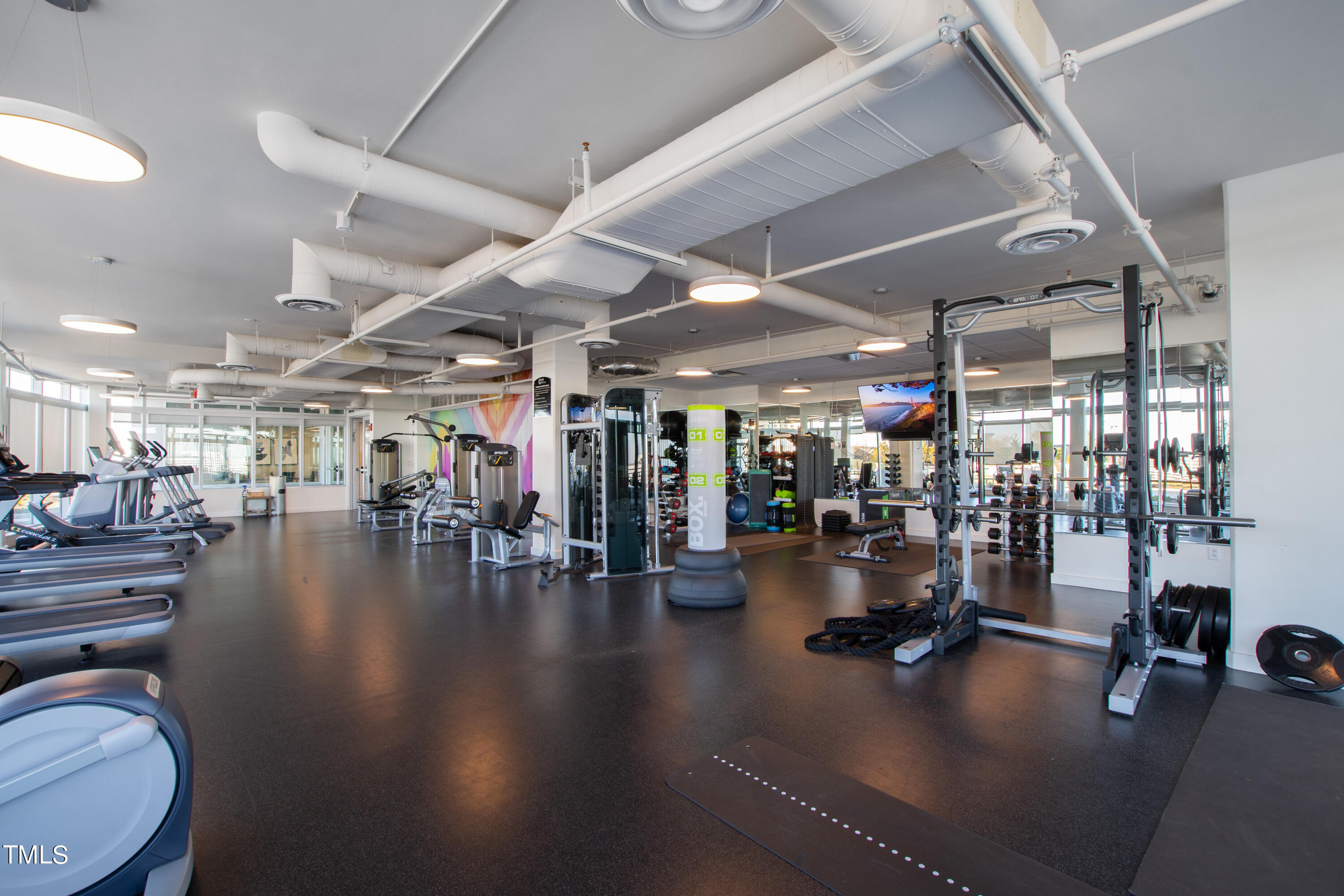 110 Corcoran Street, Unit 2204 Durham, NC 27701 - Photo 27 of 39 a view of a room with gym equipment