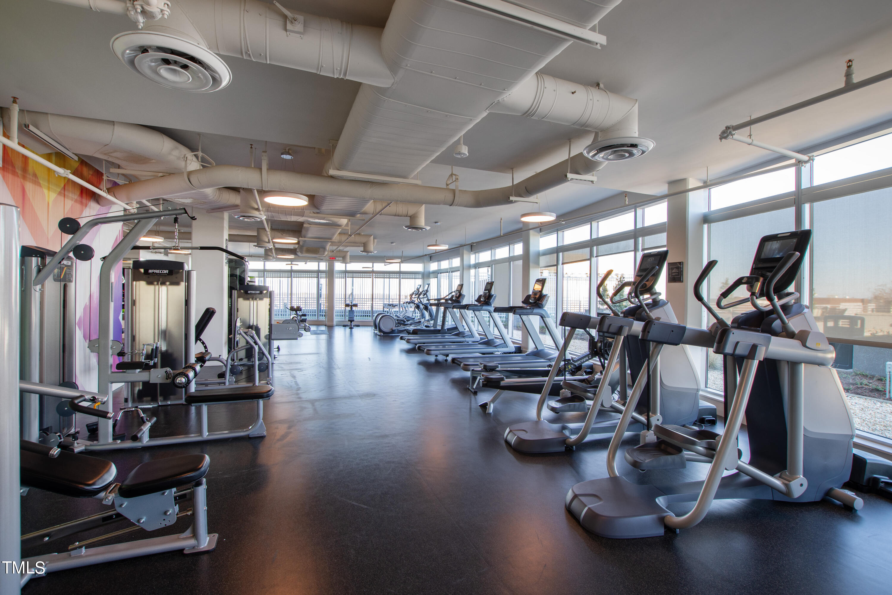 110 Corcoran Street, Unit 2204 Durham, NC 27701 - Photo 28 of 39 a view of a room with gym equipment