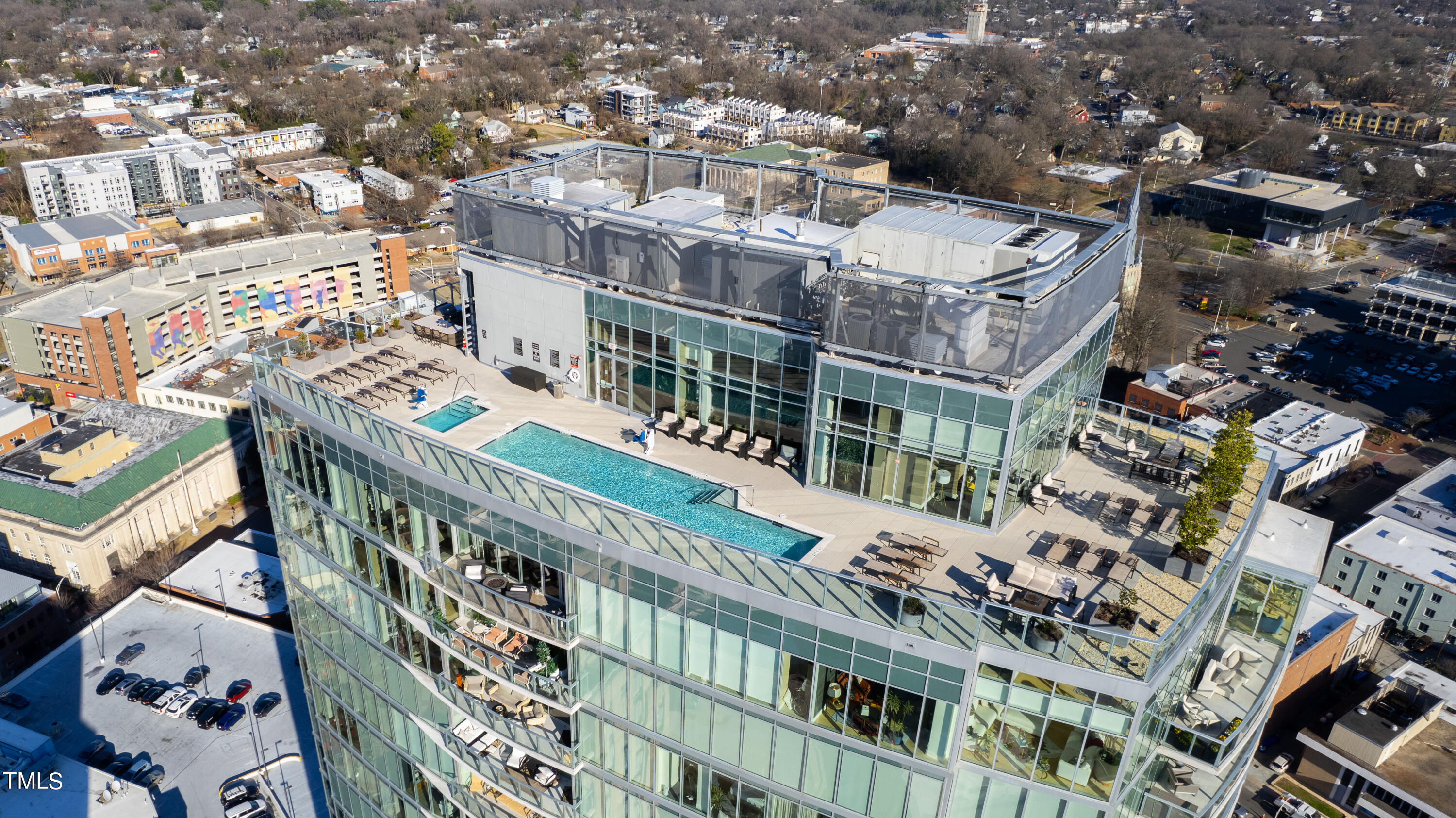 110 Corcoran Street, Unit 2204 Durham, NC 27701 - Photo 33 of 39 an aerial view of a building