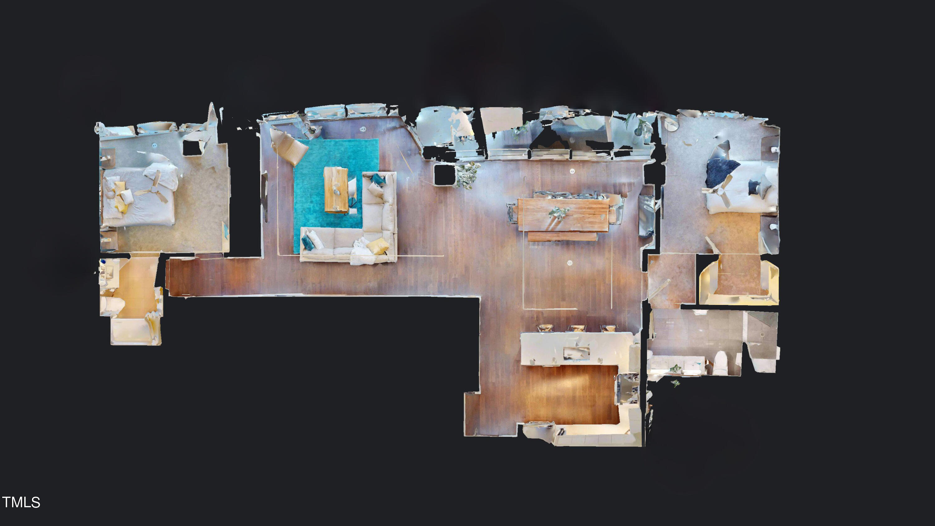 110 Corcoran Street, Unit 2204 Durham, NC 27701 - Photo 39 of 39 an aerial view of residential houses with outdoor space