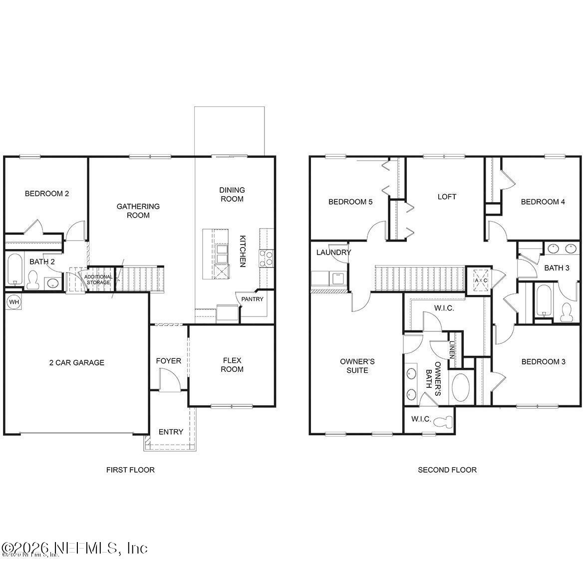 3352 Garden Brook Road Jacksonville, FL 32208 - Photo 3 of 3 Garden Brook Floor Plan