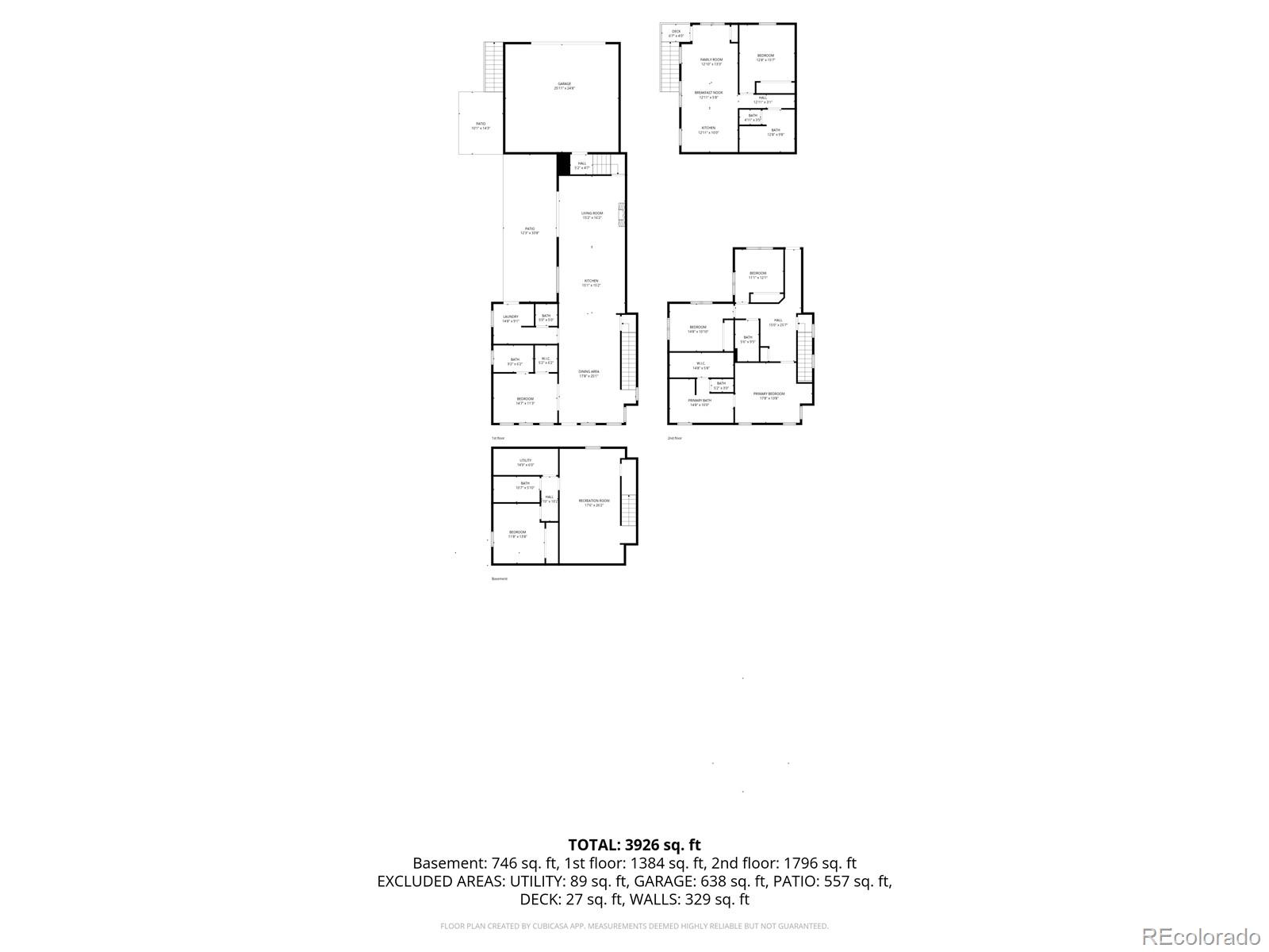 5175 Raleigh Street Denver, CO 80212 - Photo 48 of 49 a picture of a floor plan