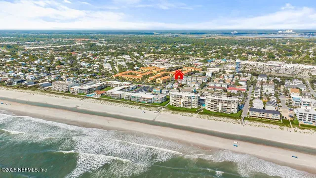 a view of outdoor space with ocean view