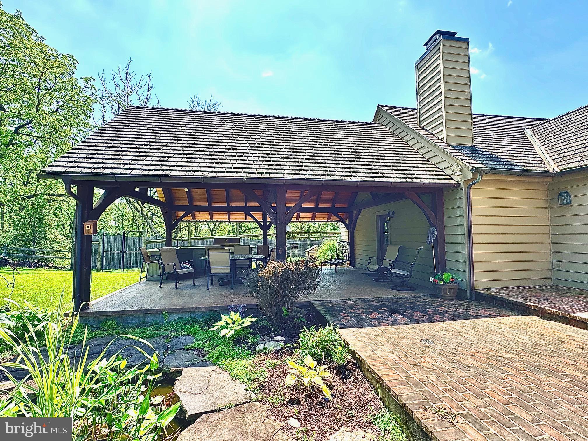 1621 Limekiln Road Oley, PA 19547 - Photo 14 of 75 Covered patio entertainment area