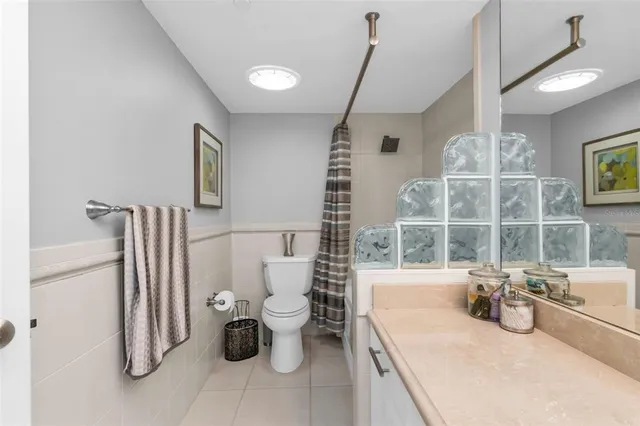 a city view with tall buildings