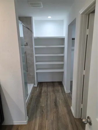 a view of empty room