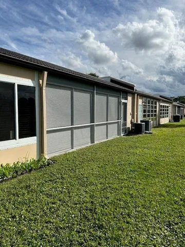 a house view with a garden space