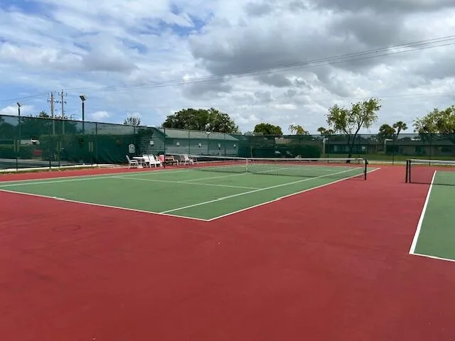 a view of a tennis court