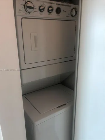 a close up view of washer and dryer