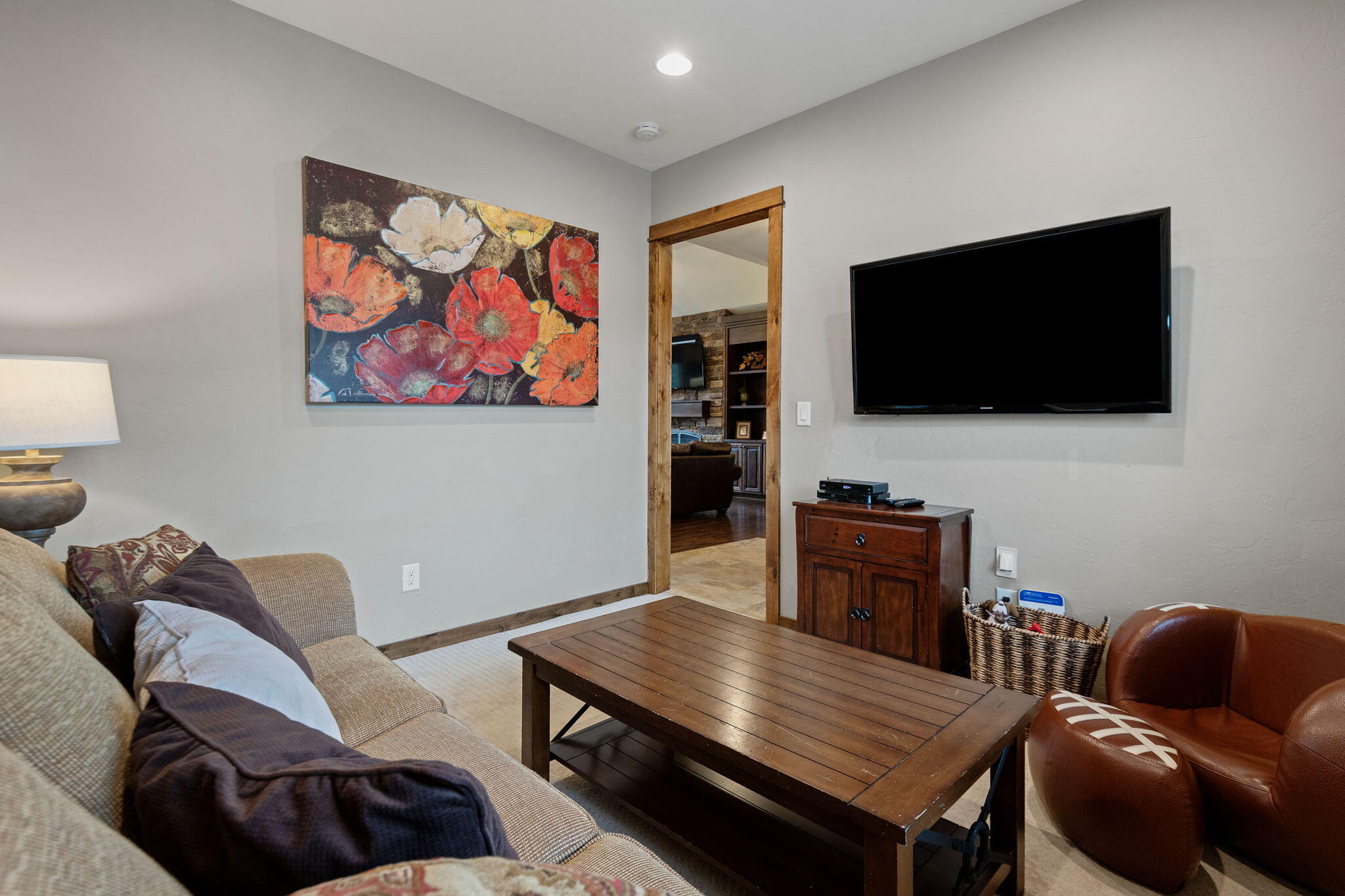 56508 Dancing Rock Loop, Unit 22 Bend, OR 97707 - Photo 11 of 69 a living room with furniture and a flat screen tv