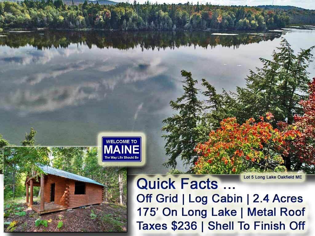 Lot 7-5 Off Currier Road Oakfield, ME 04763 - Photo 1 of 47 me-lake-cabin-set