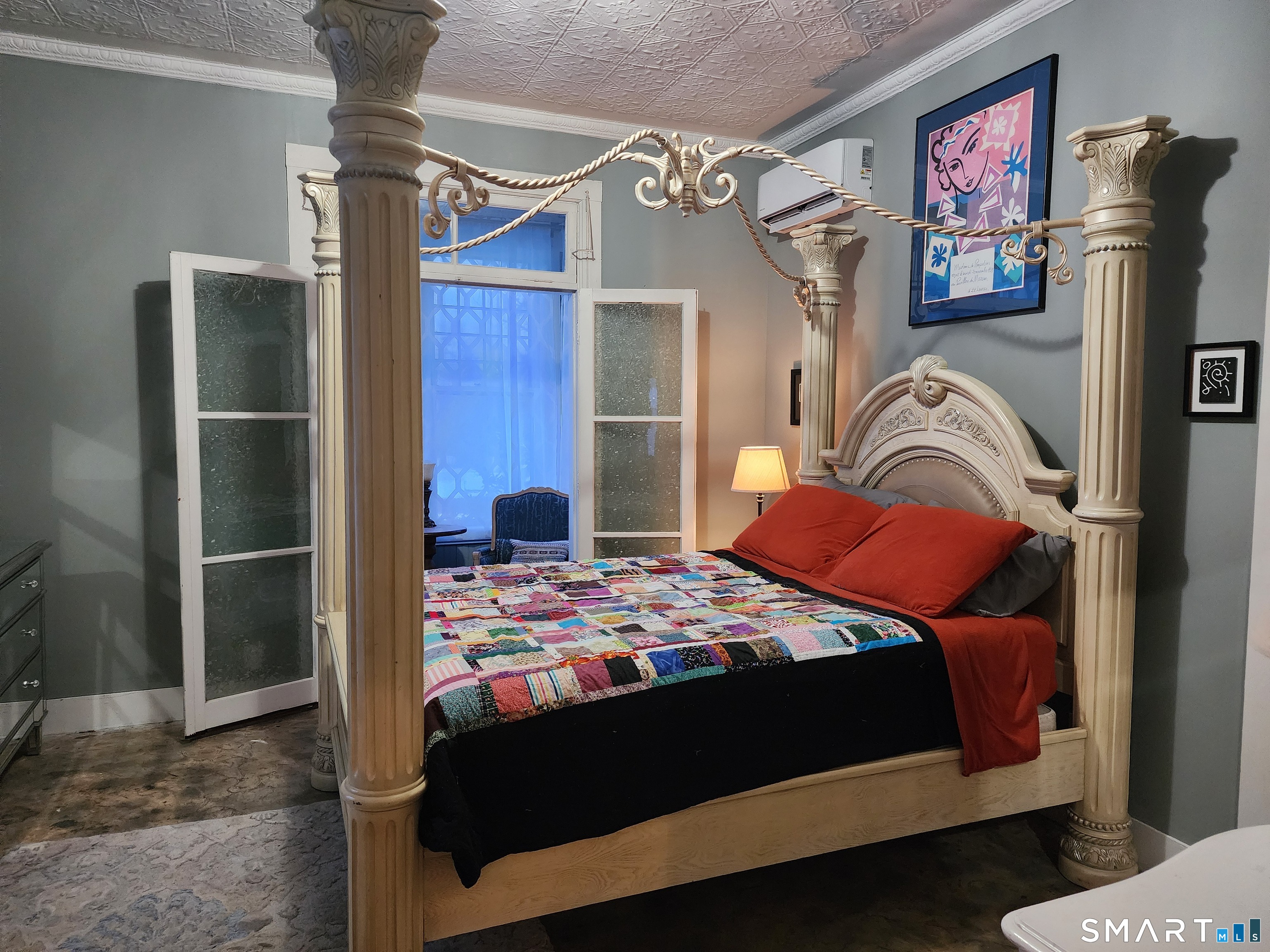 350 Hartford Pike Killingly, CT 06241 - Photo 18 of 28 a bedroom with double bed and a window